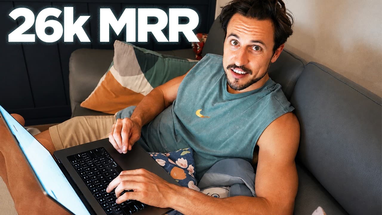 Marc Lou in the thumbnail for My SaaS hit $4,000/day (solo)